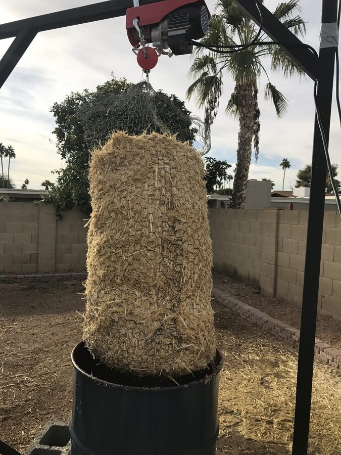 The backyard hot-water rig